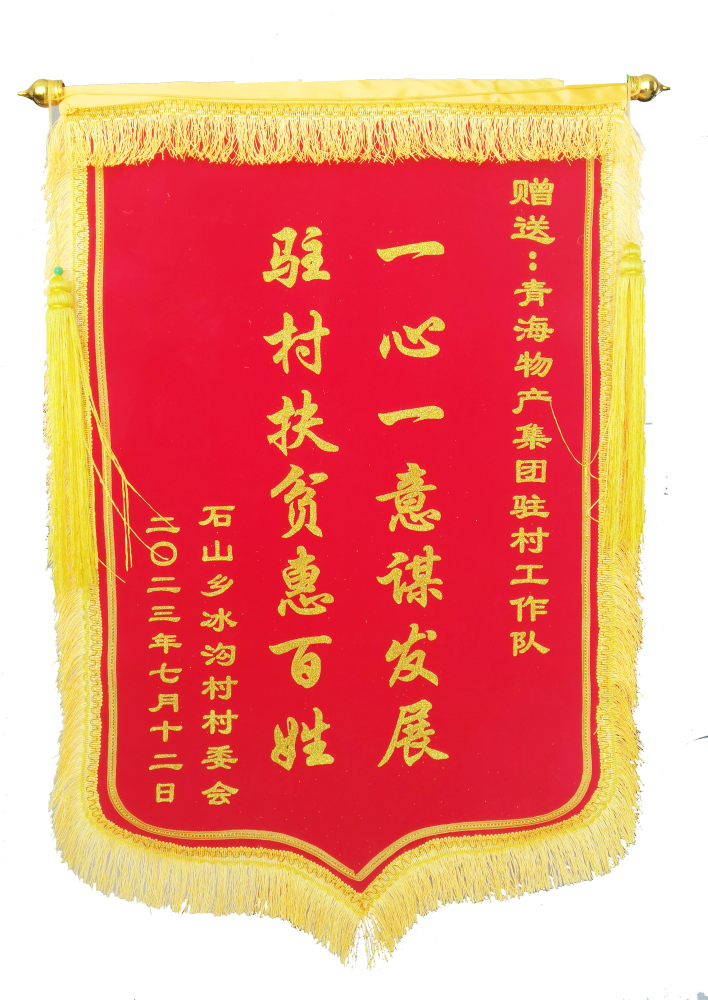 駐村幫扶惠百姓 情滿冰溝暖人心 ——省物產(chǎn)集團(tuán)駐村工作隊(duì)期滿離任獲贈(zèng)錦旗