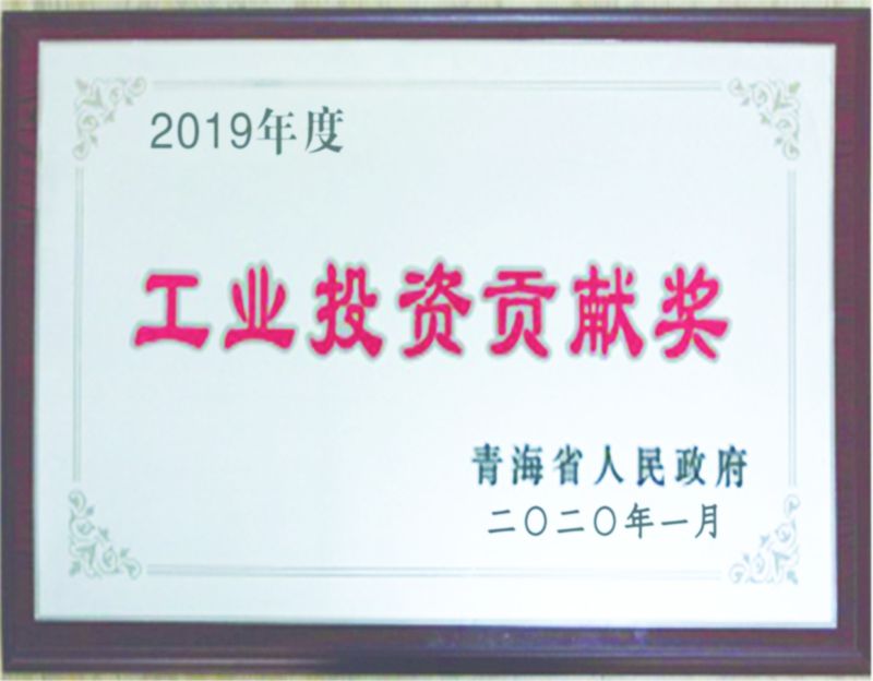 2019年度工業投資貢獻獎